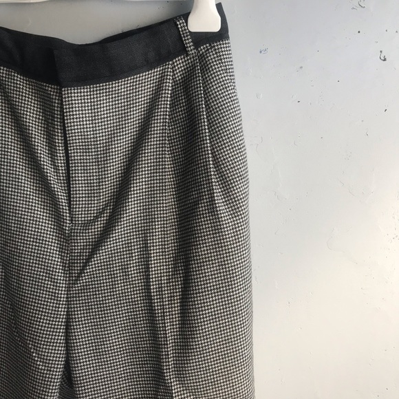 gingham high waisted trousers - Picture 6 of 16